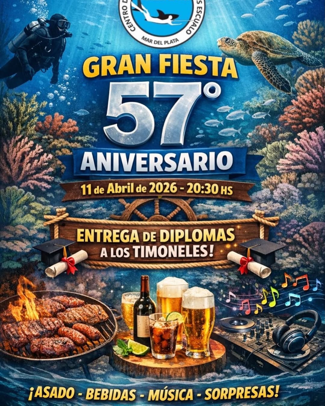 Gran Fiesta 57° Aniversario del CASE